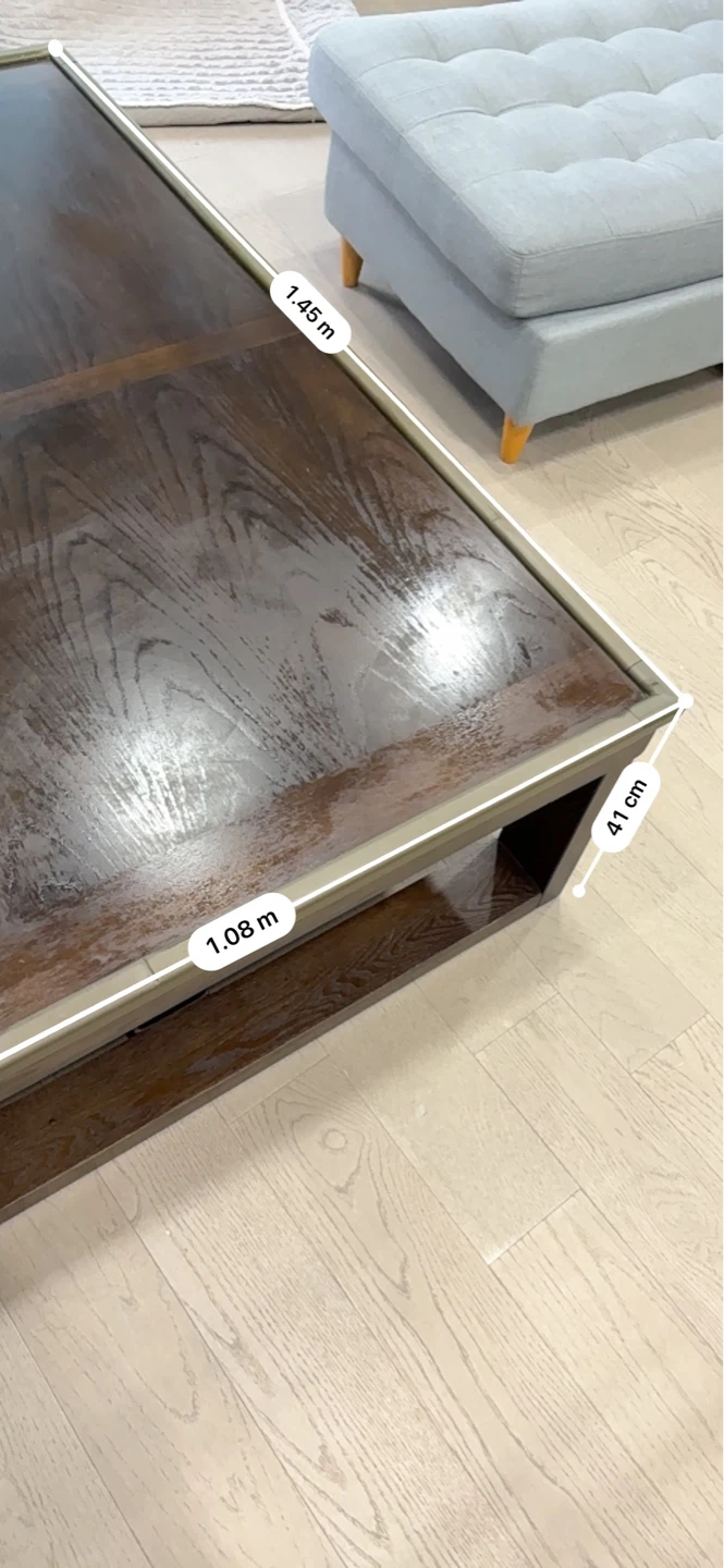 Dark Wood Coffee Table - photo 4