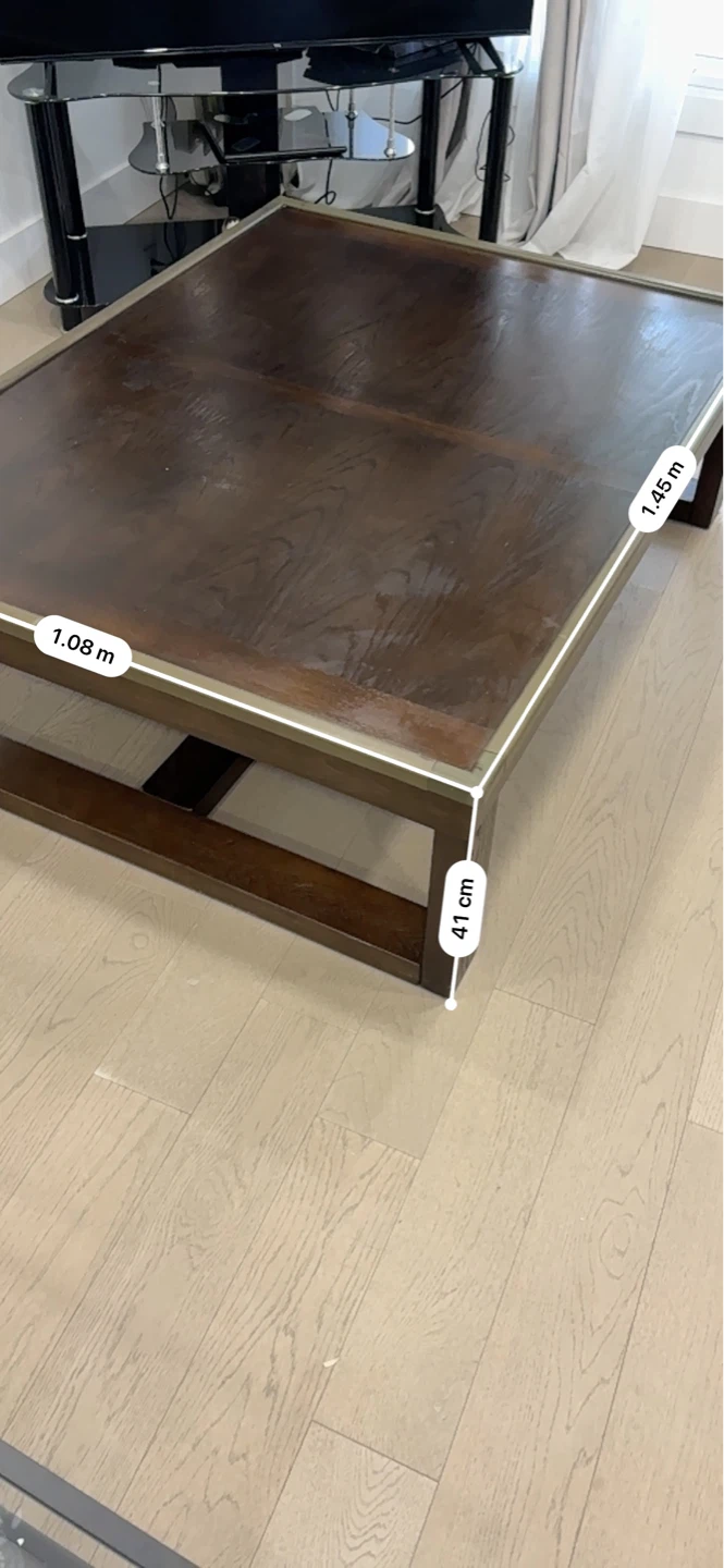 Dark Wood Coffee Table - photo 3