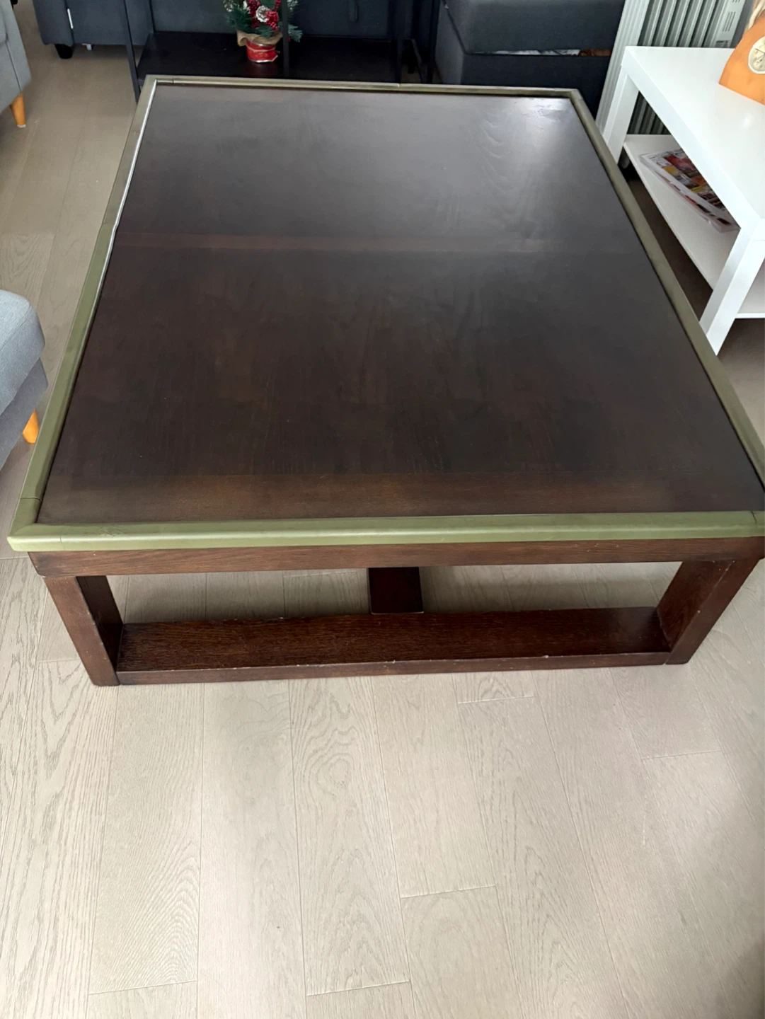 Dark Wood Coffee Table - photo 2