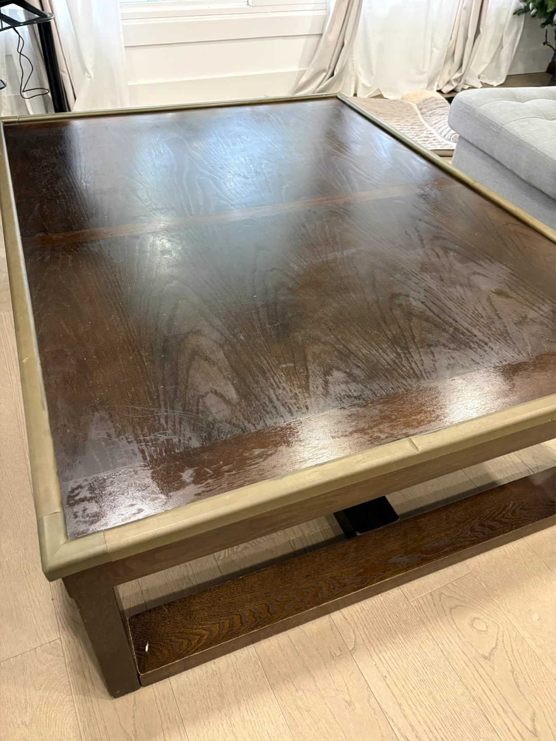 Dark Wood Coffee Table - photo 5