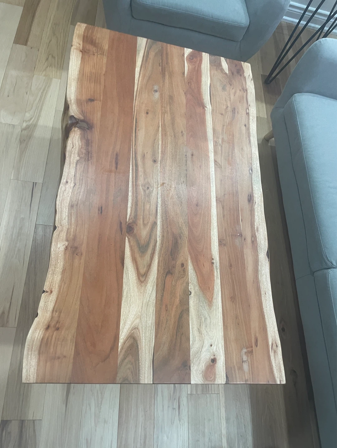 Structube Reno acacia wood coffee table - photo 2