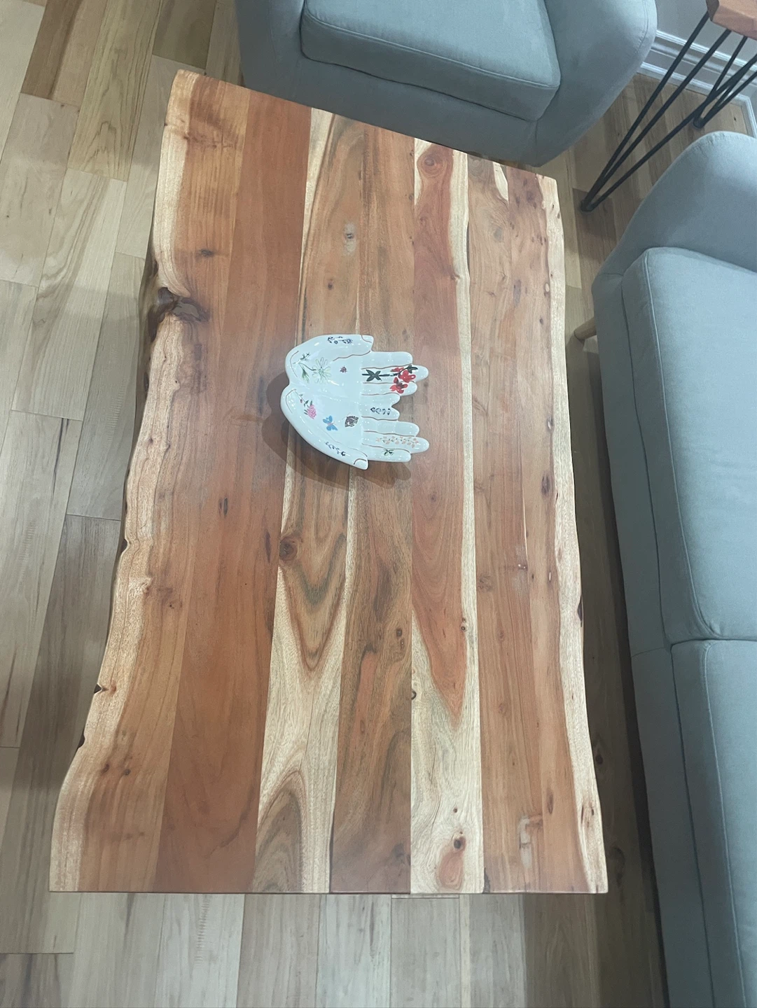 Structube Reno acacia wood coffee table