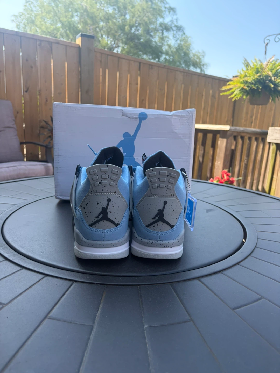 Jordan 4 university blues - photo 3