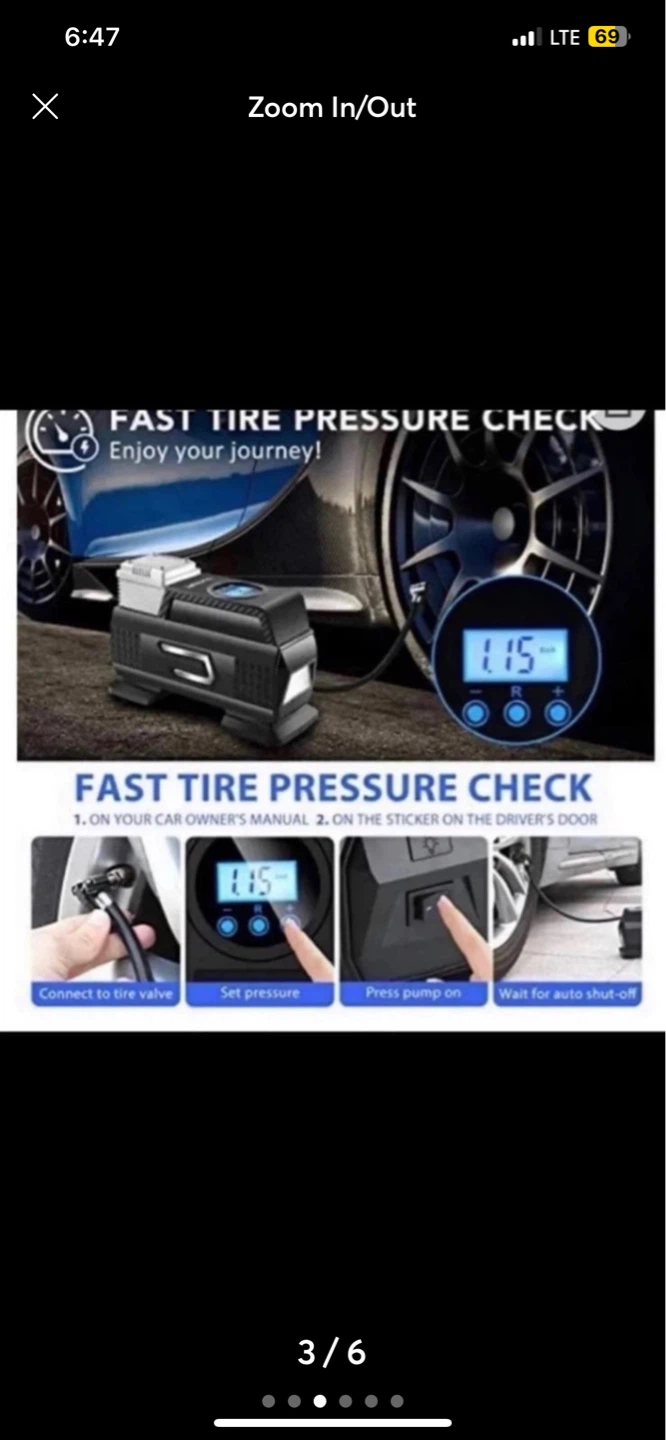 Merece Air Compressor Tire Inflator Model AX-881B - photo 5