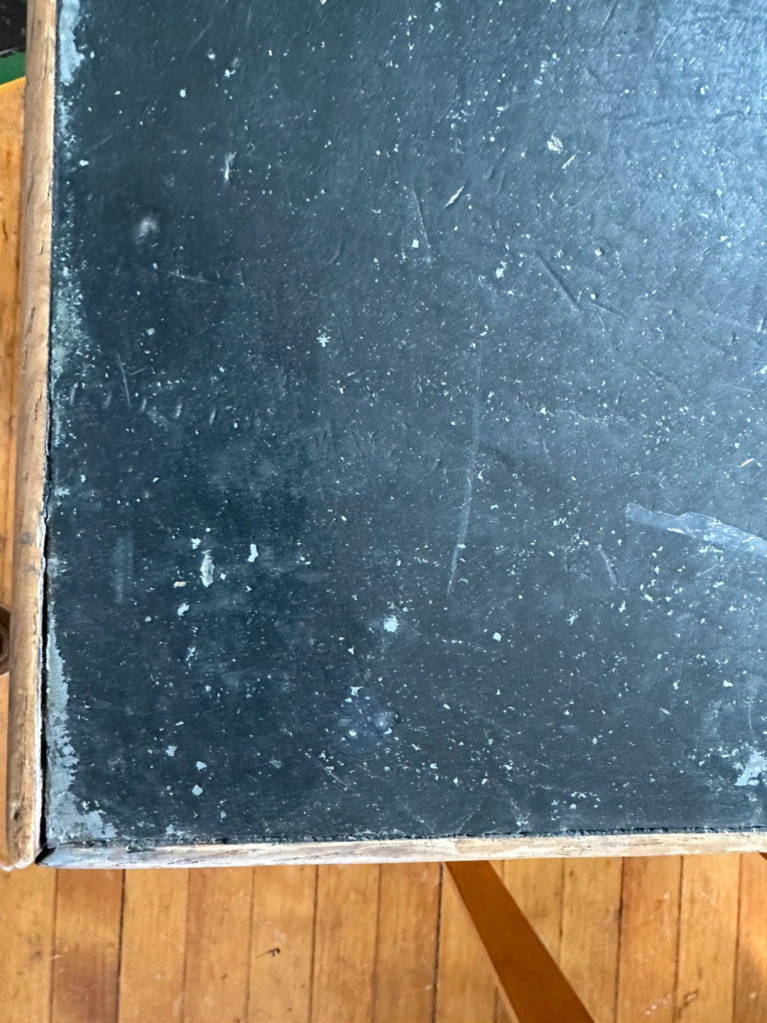 Vintage, Solid Oak Workbench / Table with Drawers - photo 5