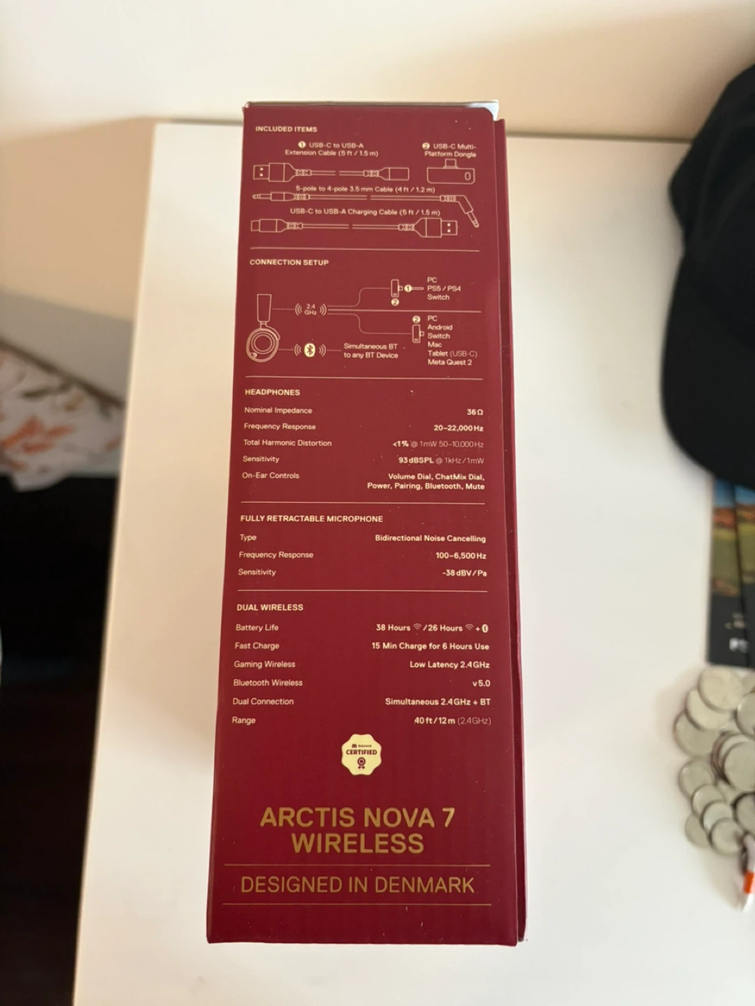 SteelSeries Arctis Nova 7 Wireless Headphones Year of the Dragon - photo 2