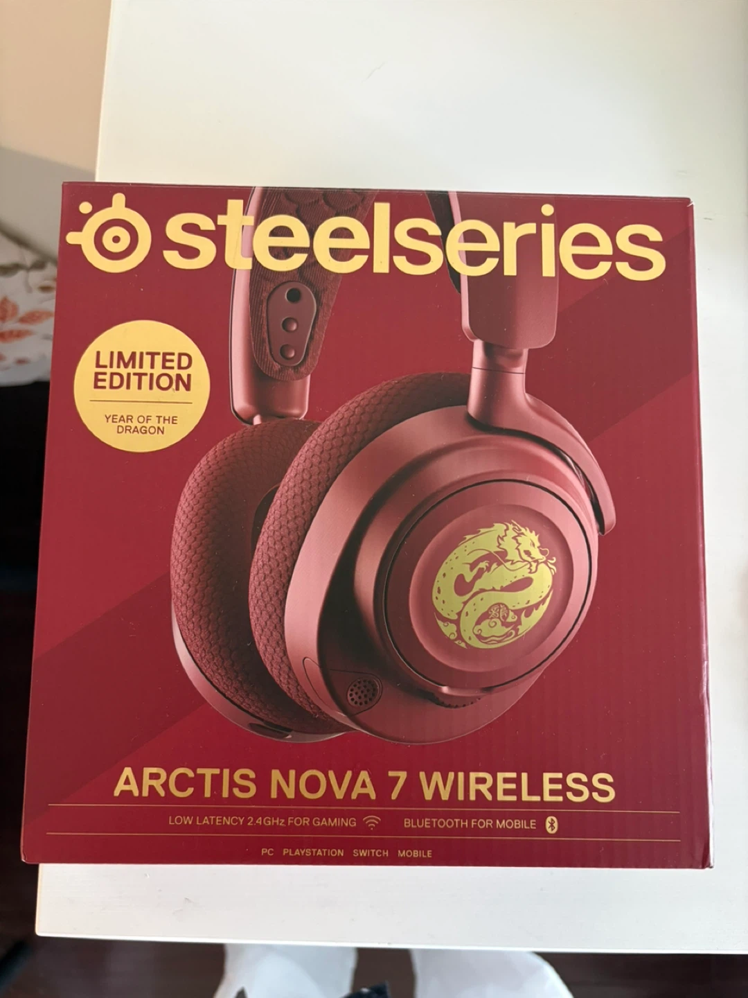 SteelSeries Arctis Nova 7 Wireless Headphones Year of the Dragon