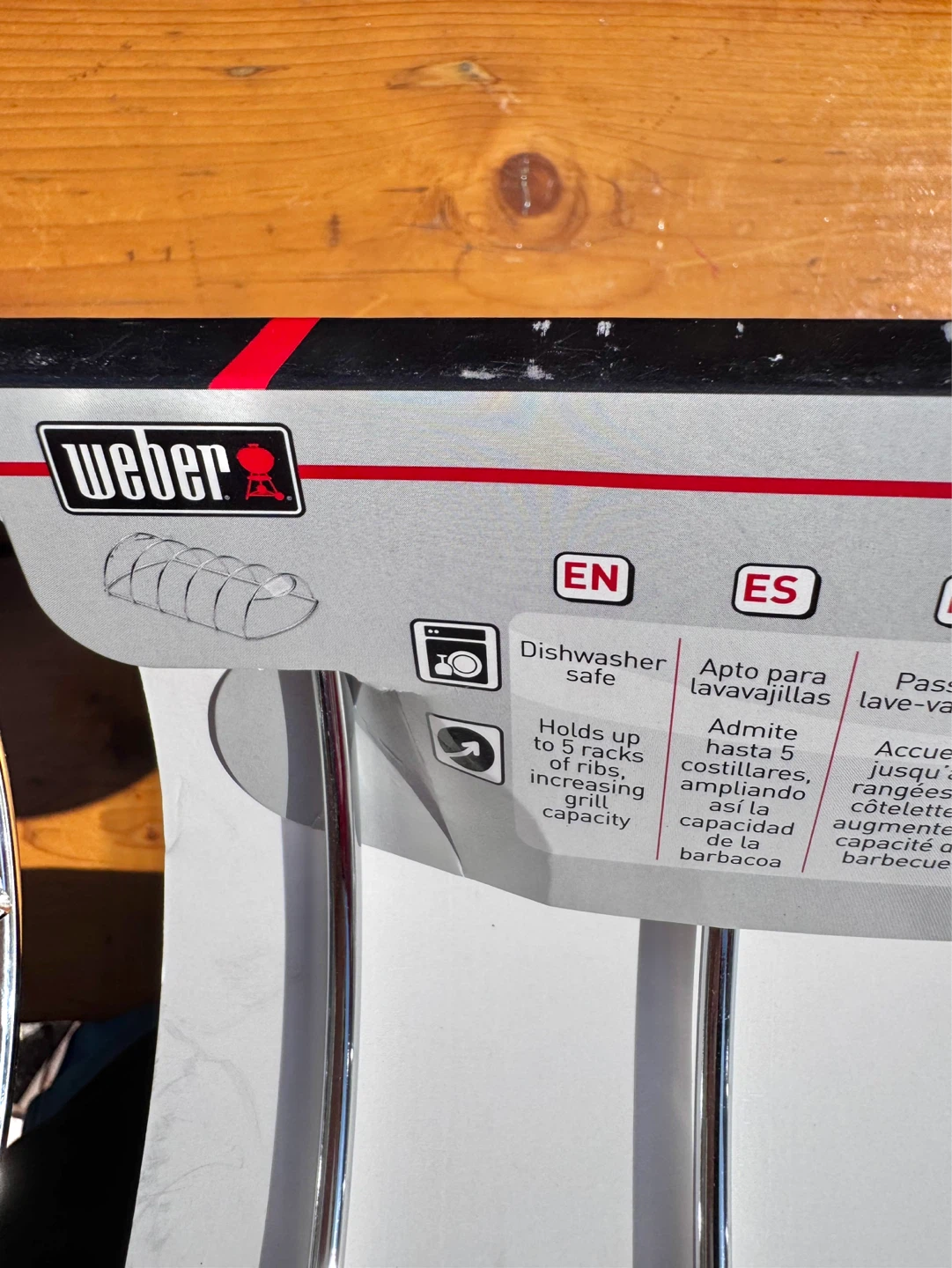 Brand New Weber Rib Rack (Model #6605) - photo 3