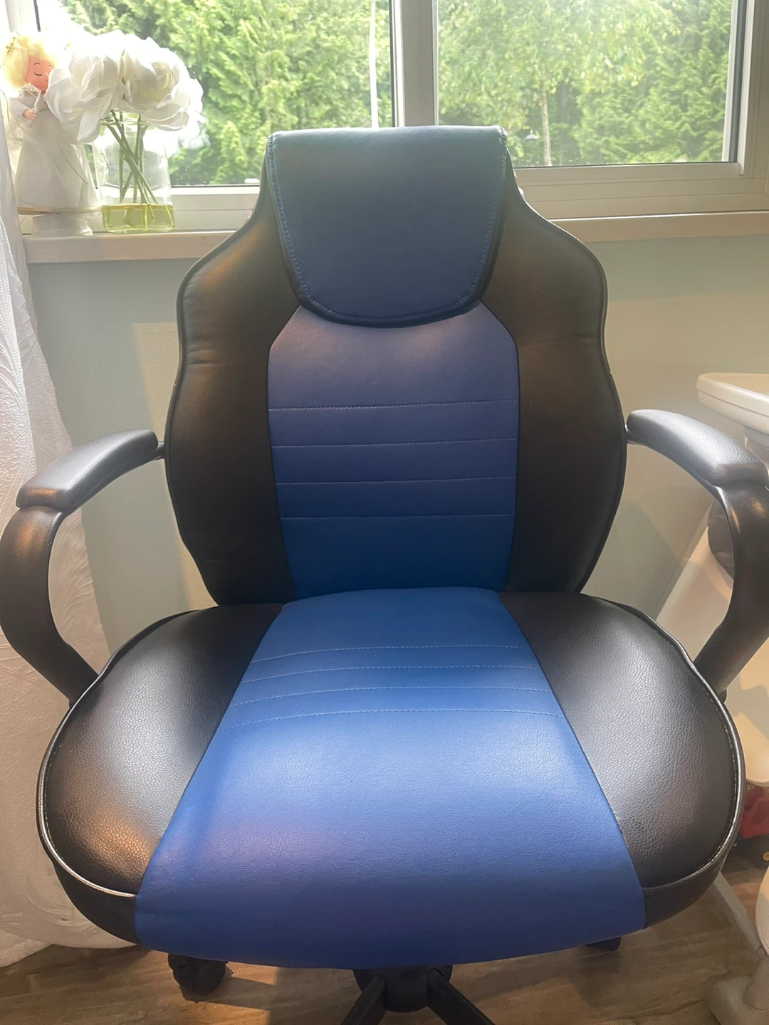 Gaming Chair - Blue and Black - photo 2
