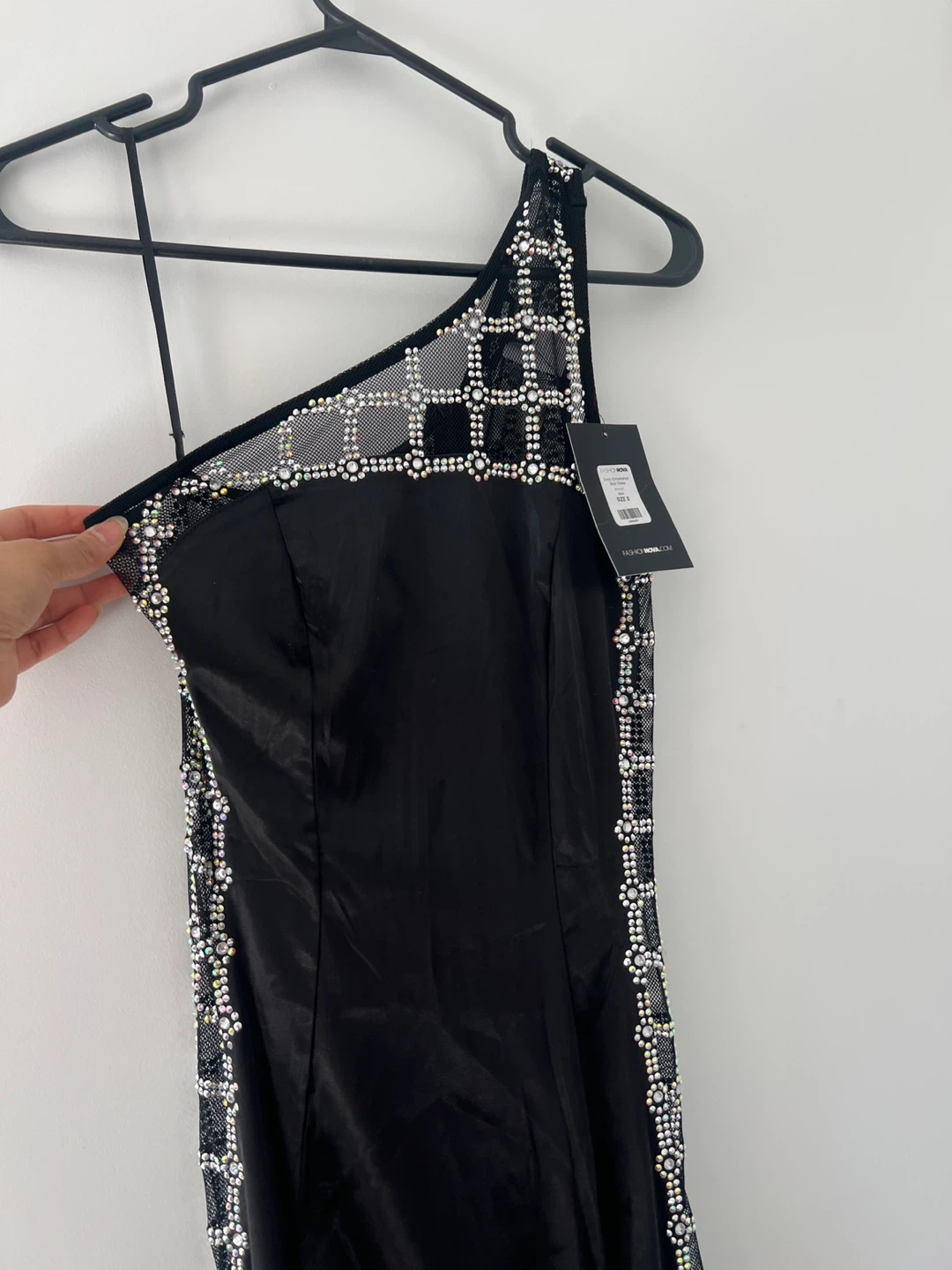 Fashion Nova "Emily Embellished Maxi Dress" Black Size S - photo 2