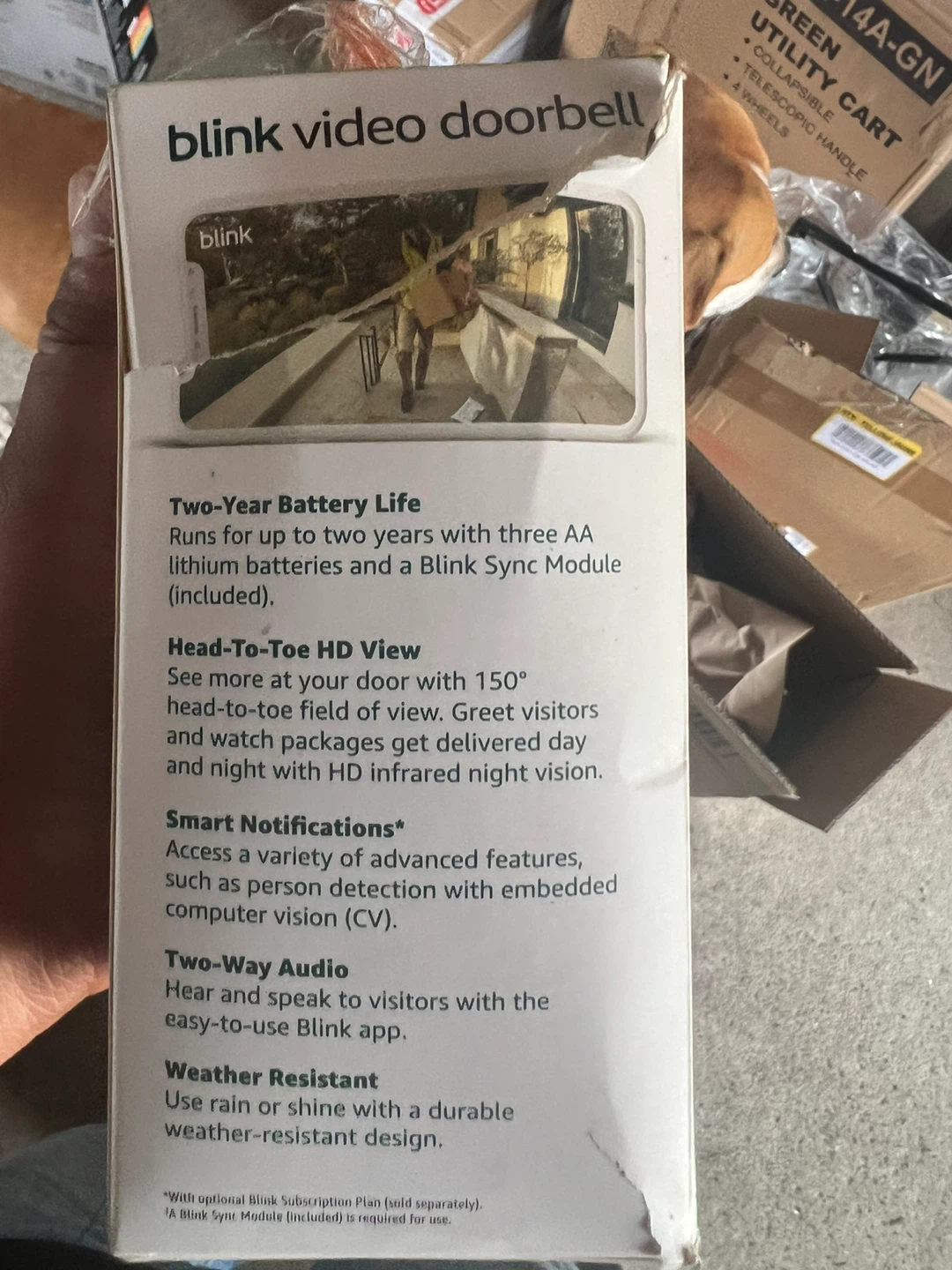 Blink Video Doorbell with Sync Module Included - photo 4