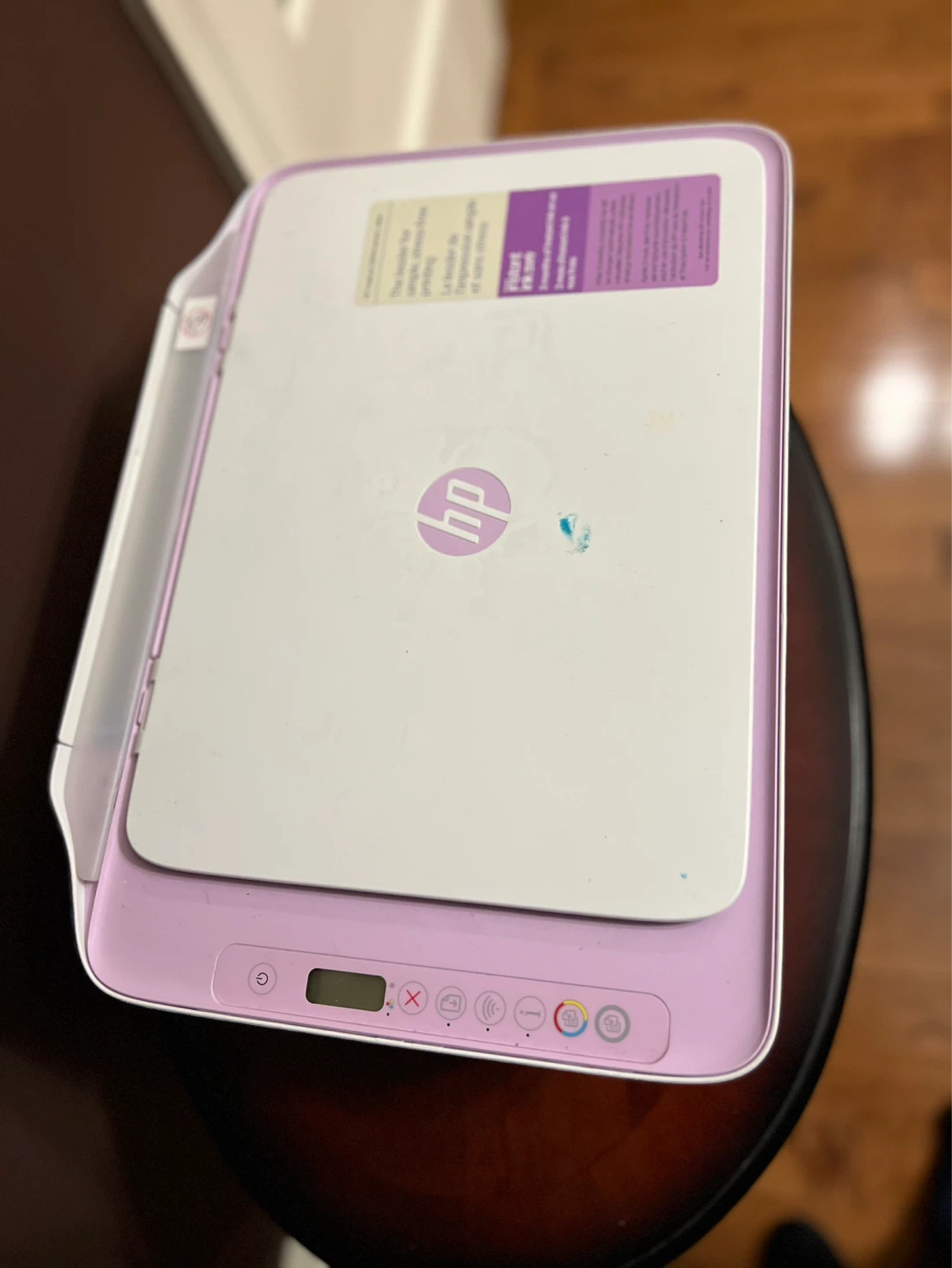 HP DeskJet 2755e All-in-One Printer - White/Purple - photo 3