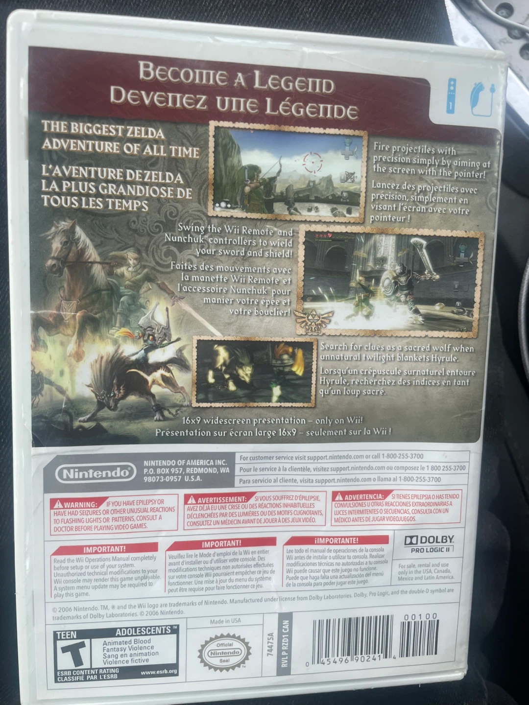 The Legend of Zelda: Twilight Princess - Nintendo Wii - photo 2