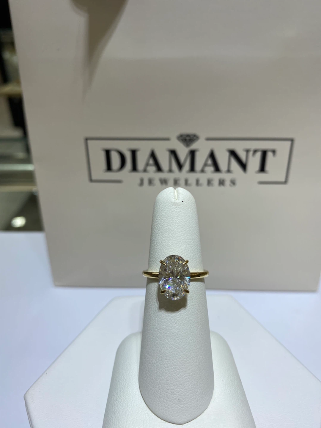 Oval Diamond Ring