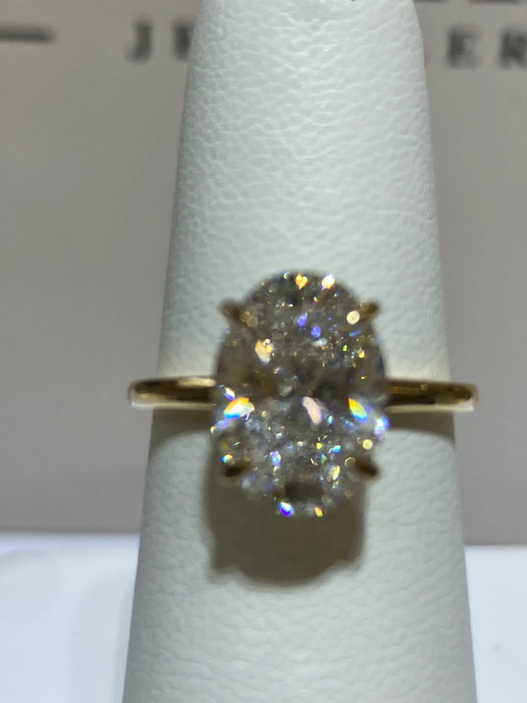 Oval Diamond Ring - photo 2