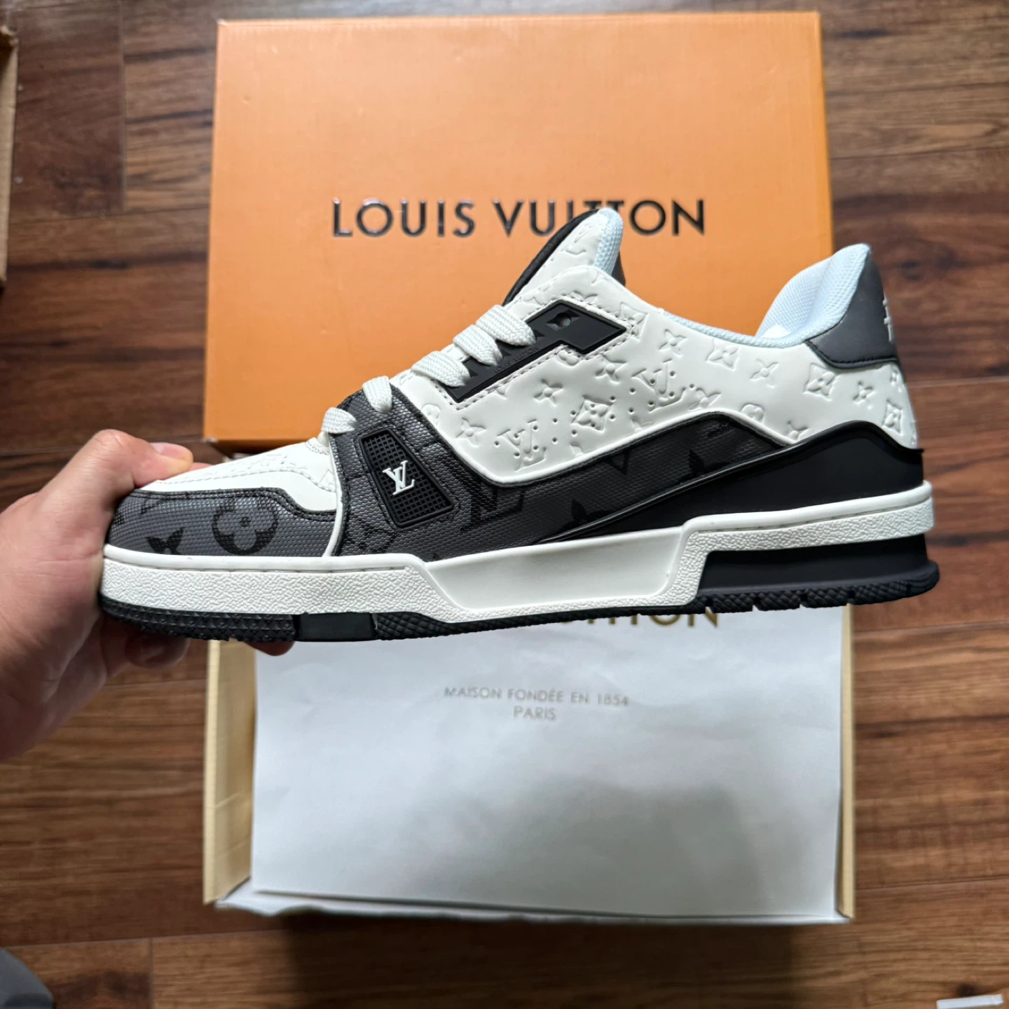 (180$)Louis Vuitton Trainer Sneakers  Message for Real Price - photo 3