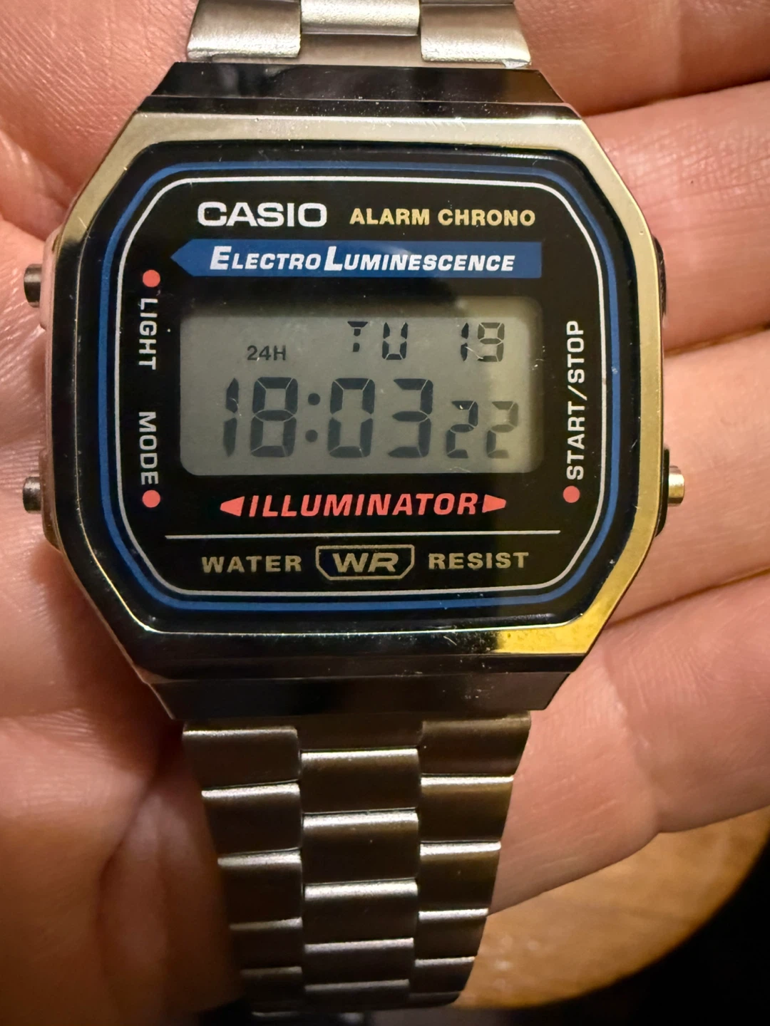 Casio Alarm Chrono Electro Luminescence Watch