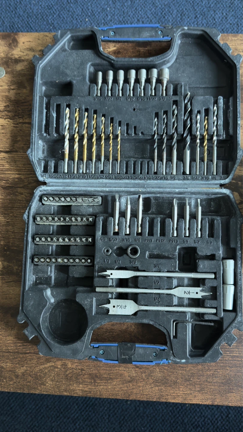 Mastercraft Cordless Drill with Drill Bit Set - photo 3