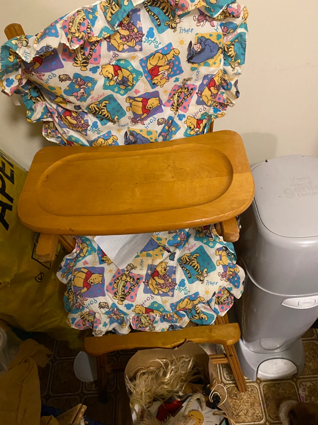 Vintage Winnie the Pooh High Chair Tray - photo 2