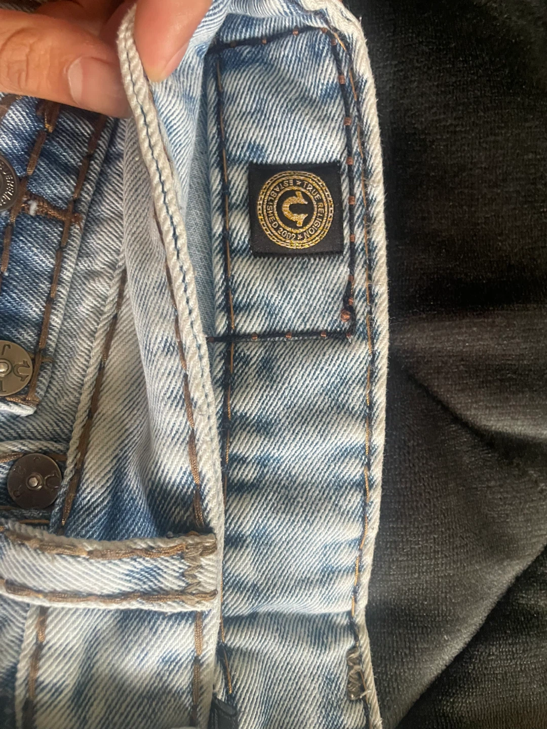 True Religion Ricky Relaxed Straight Jeans Men's Size 32 - photo 3