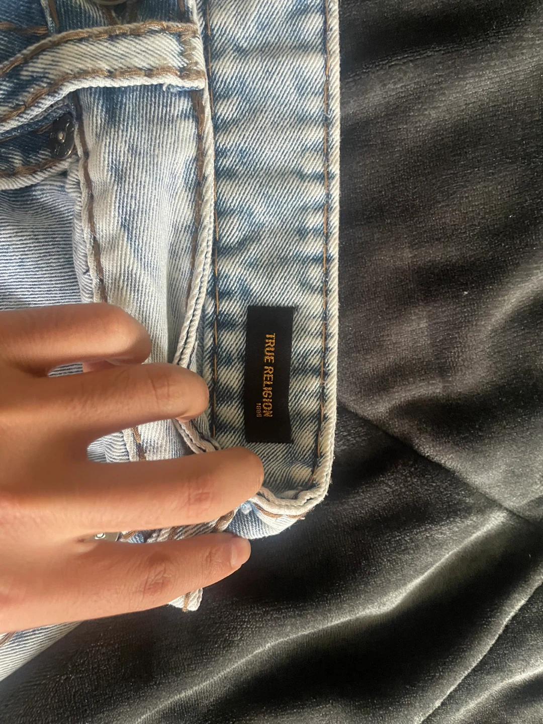 True Religion Ricky Relaxed Straight Jeans Men's Size 32 - photo 5