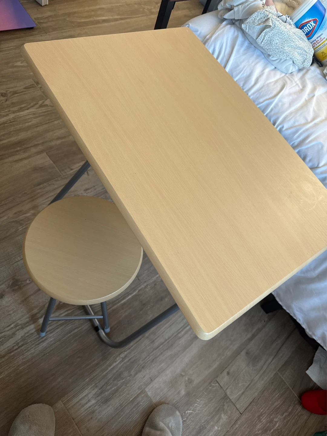 Folding Desk and Chair Set