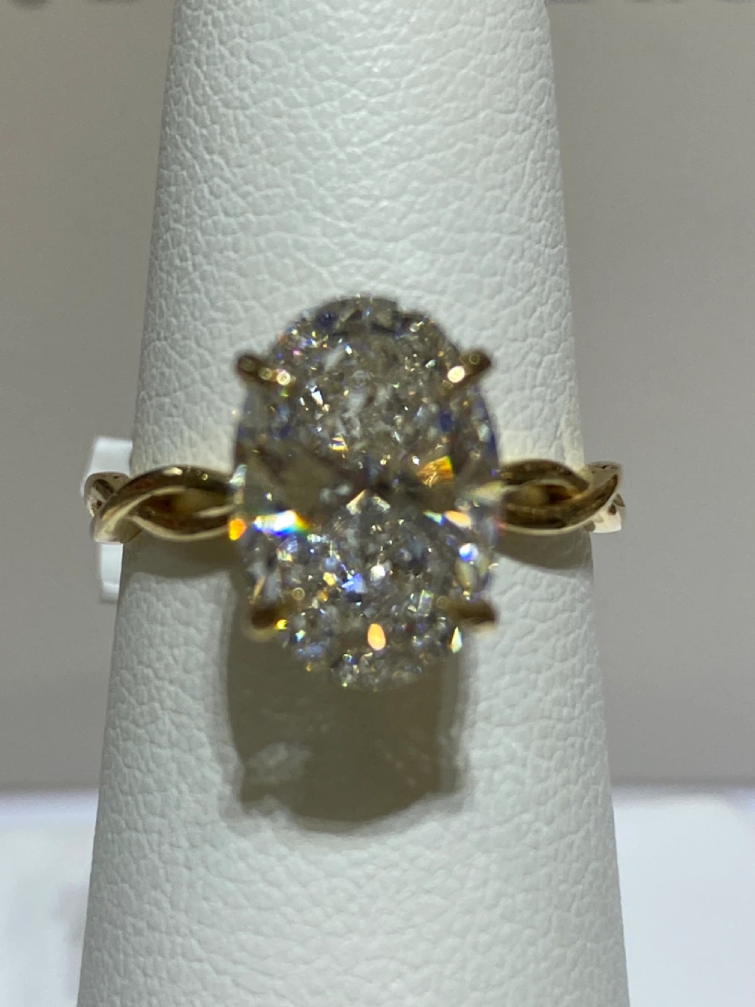 Oval Diamond Engagement Ring