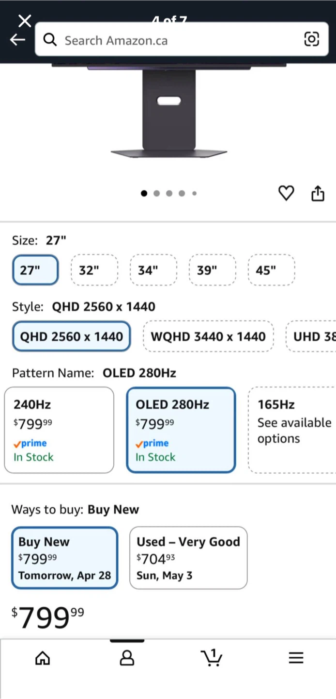 LG UltraGear 27" Oled 280Hz - photo 4