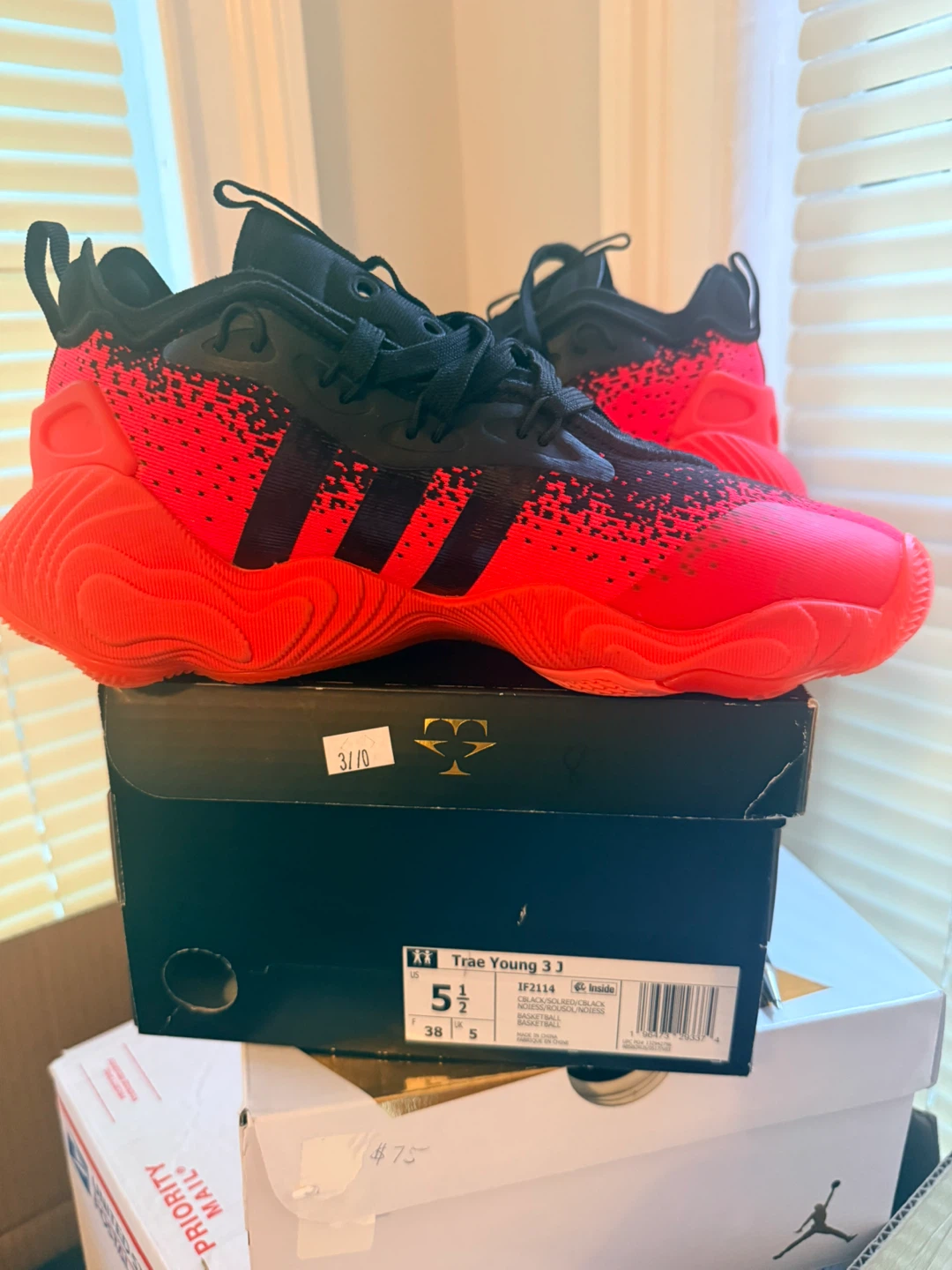 Adidas Trae Young 3 JJ "Scarlet/Core Black"