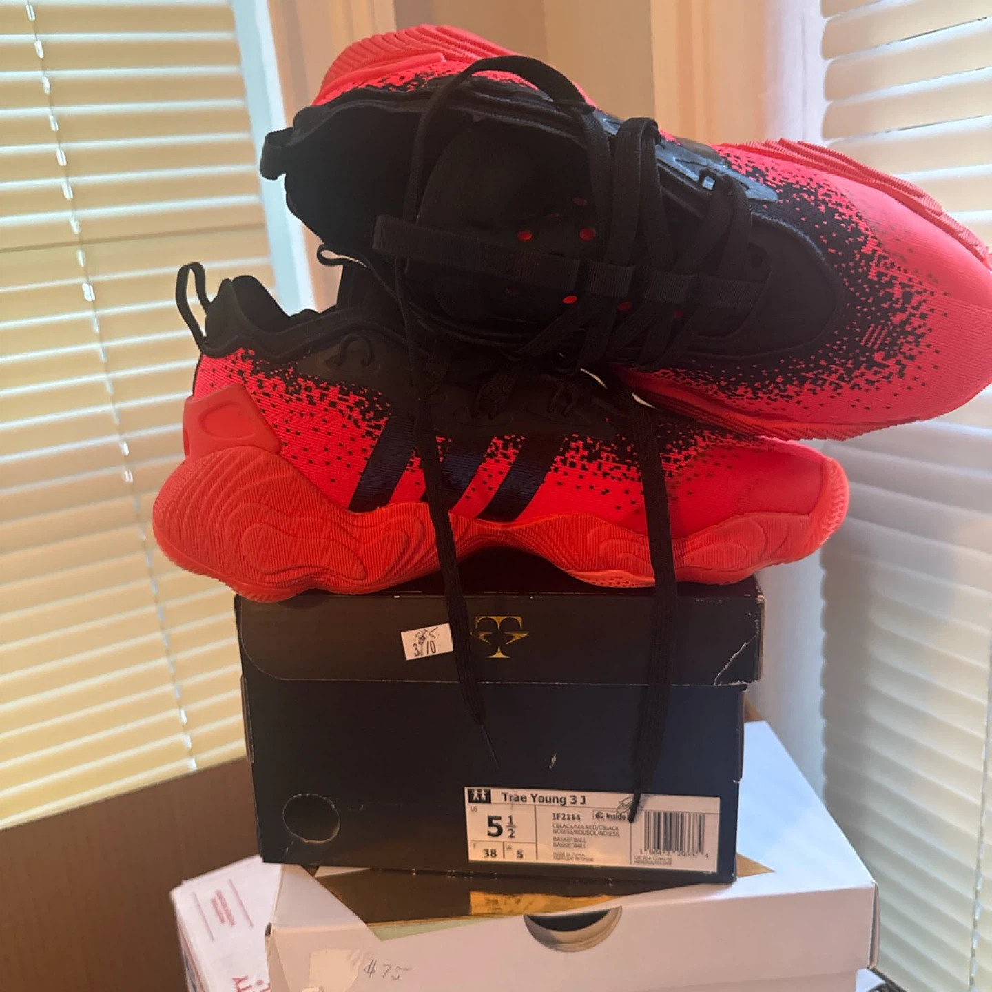 Adidas Trae Young 3 JJ "Scarlet/Core Black" - photo 4