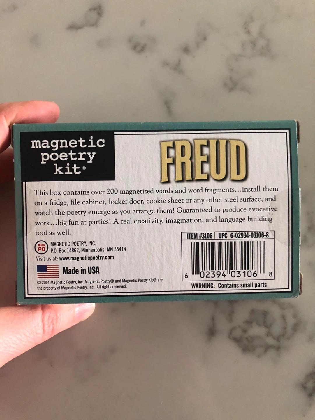 BNIB - Freud Magnetic Poetry Kit - photo 3