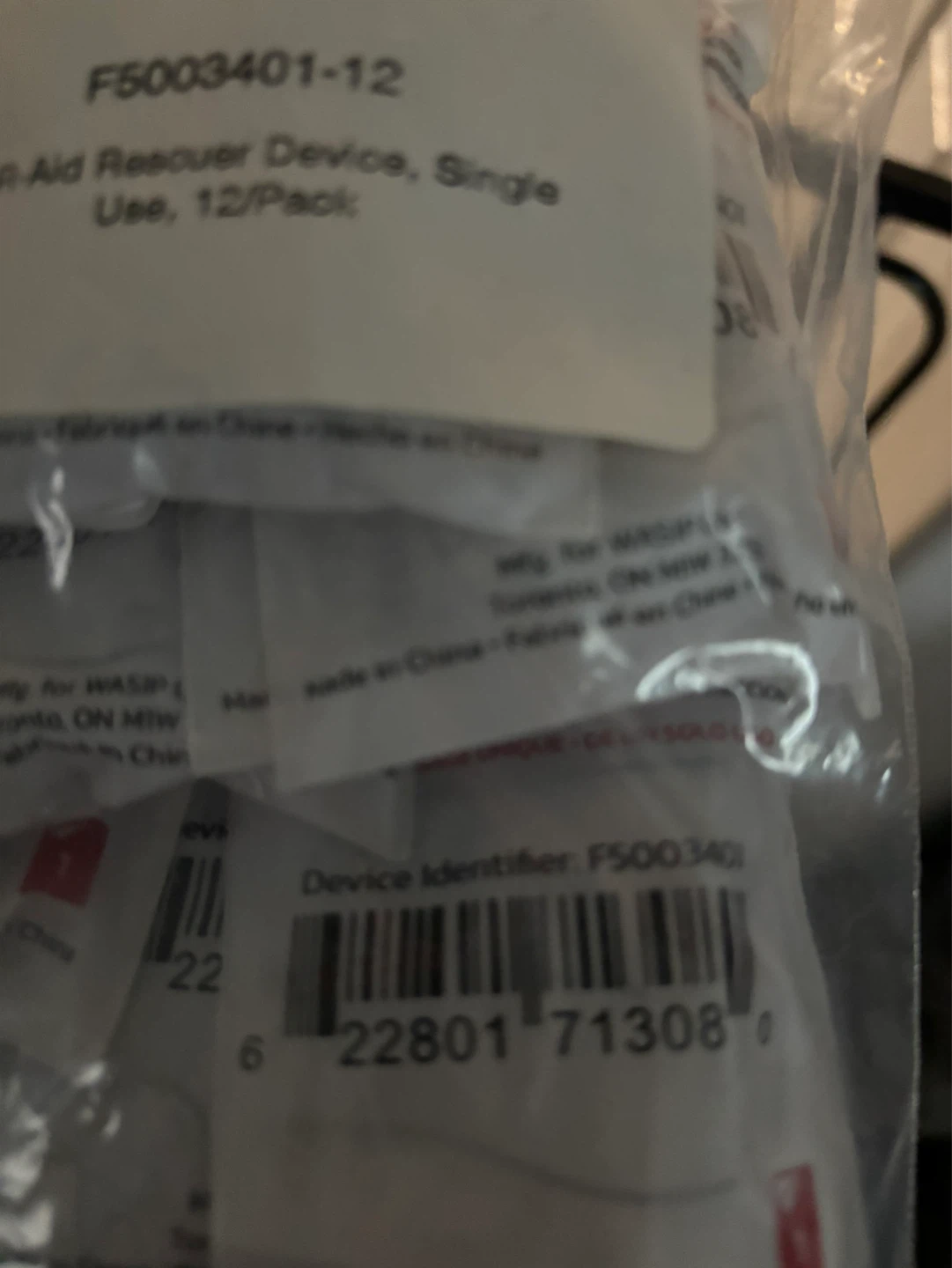 CPR-Aid Rescuer Device, Single Use, 12/Pack - photo 2