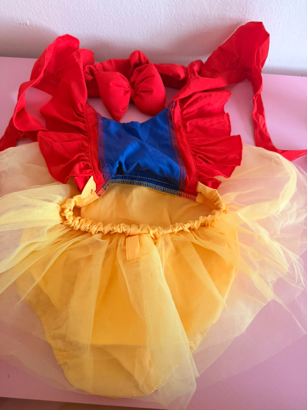Baby Snow White Costume Romper with Headband - photo 2