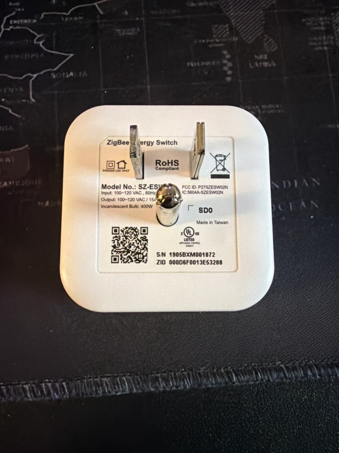 Zigbee Energy Switch SZ-ESW02N