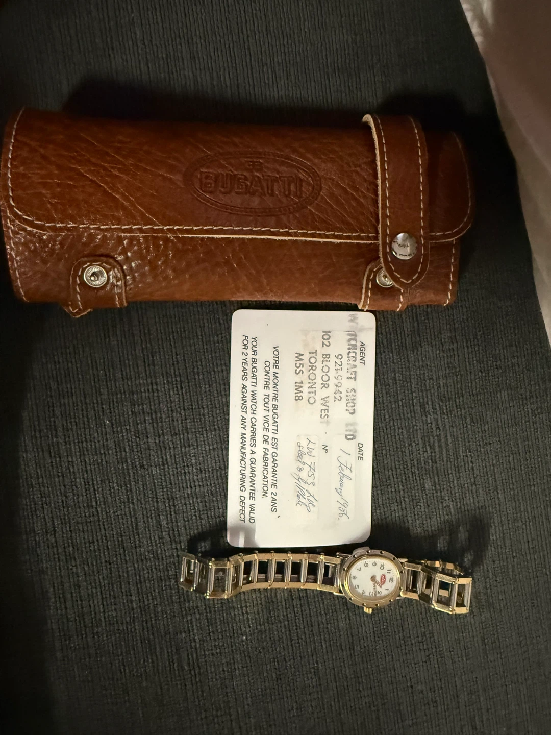 Bugatti Ladies Quartz Watch with Leather Case - photo 3