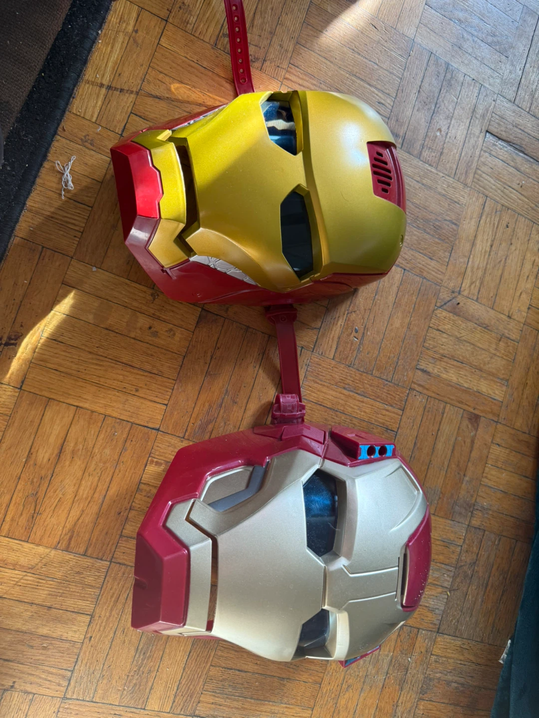 Lot of 2 Hasbro Iron Man LED Light Up Costume Masks (2012) - photo 3