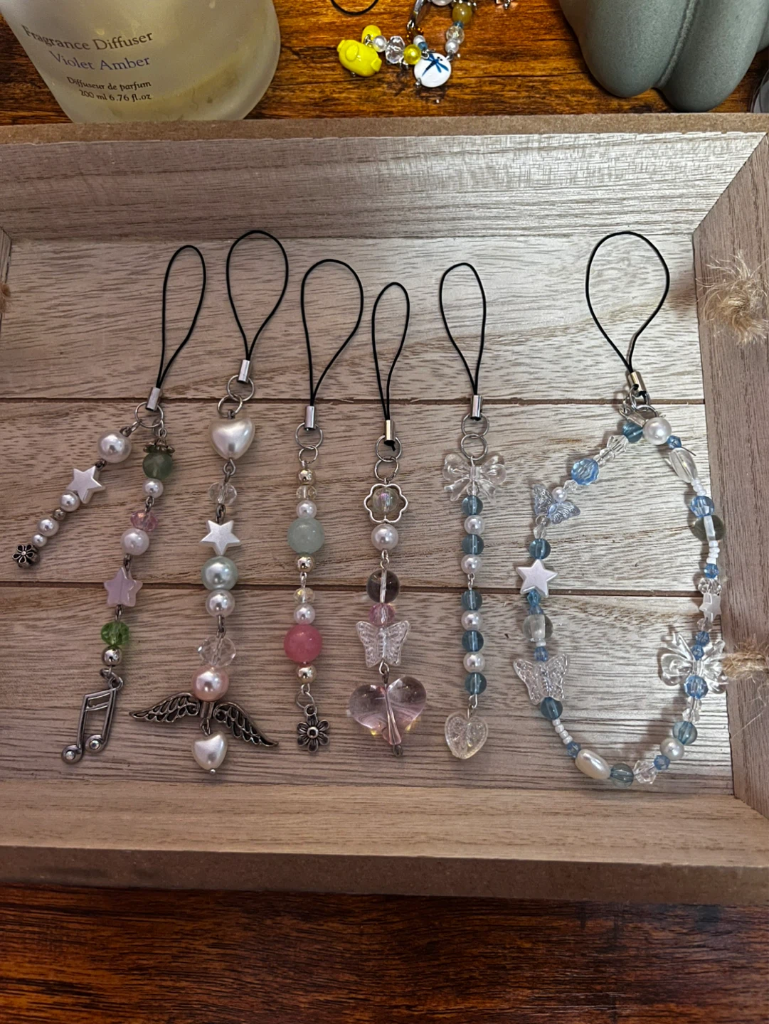 Beaded Phone Charms
