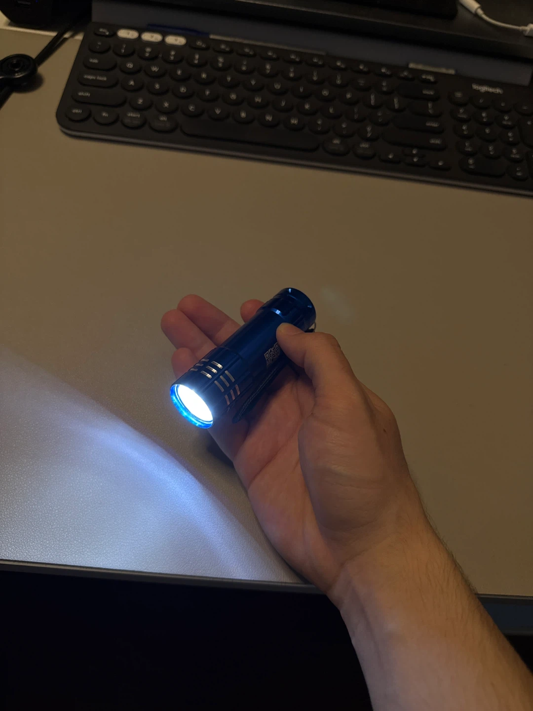 Blue LED Flashlight