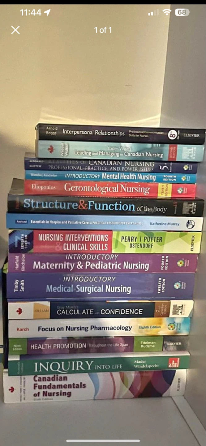 Nursing Textbooks Set