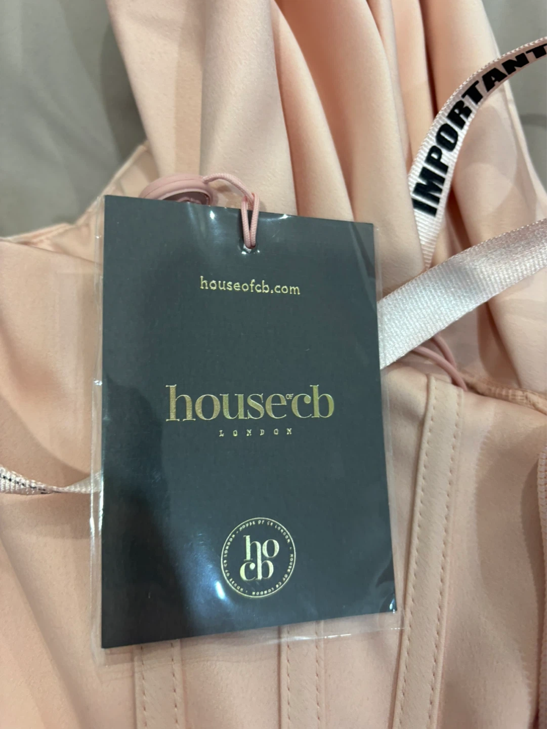 House of CB Pink Ruched Midi Dress - photo 2