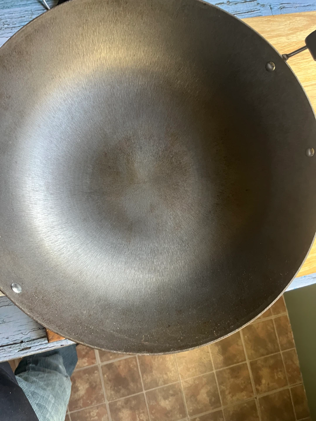 Metal Wok with Glass Lid and Wooden Handles - photo 2