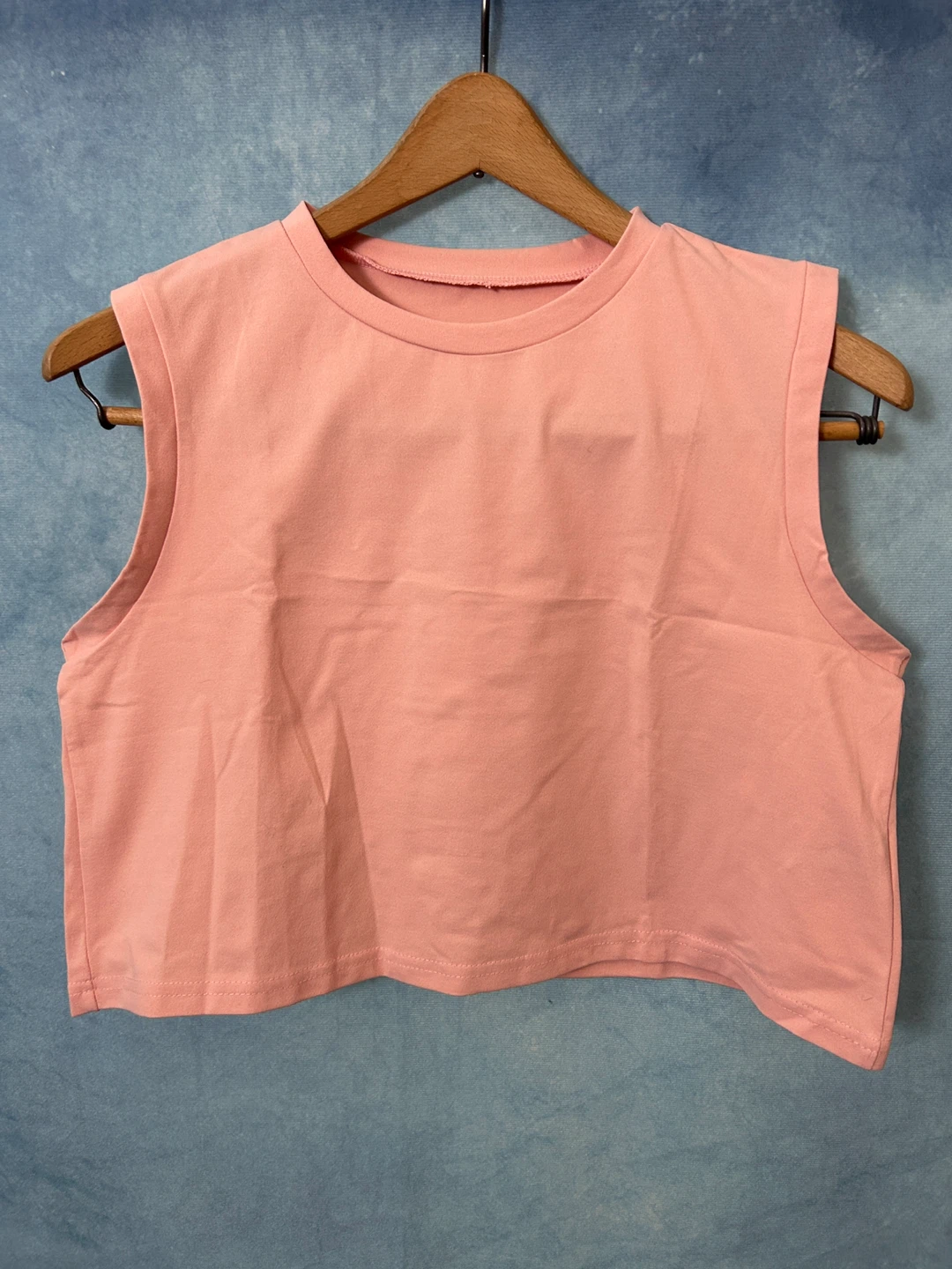 ☀️BUY 1 GET 1 FREE - Pink Sleeveless Crop Top