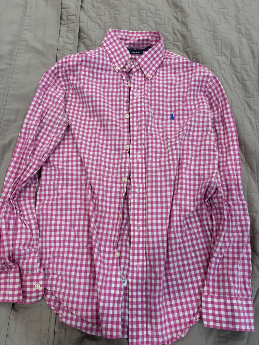Polo Ralph Lauren Gingham Button-Down Shirt - Pink - photo 2