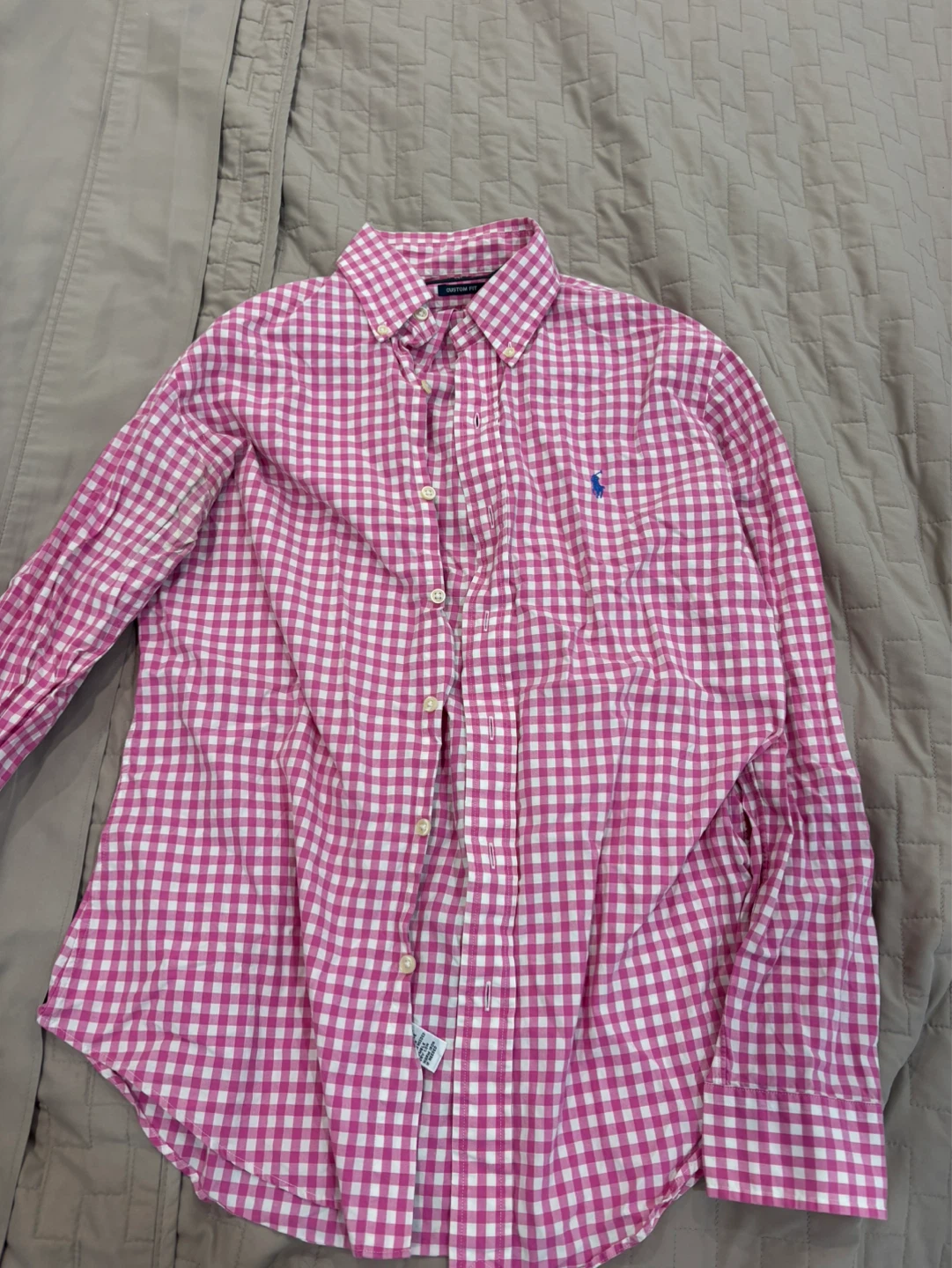 Polo Ralph Lauren Gingham Button-Down Shirt - Pink