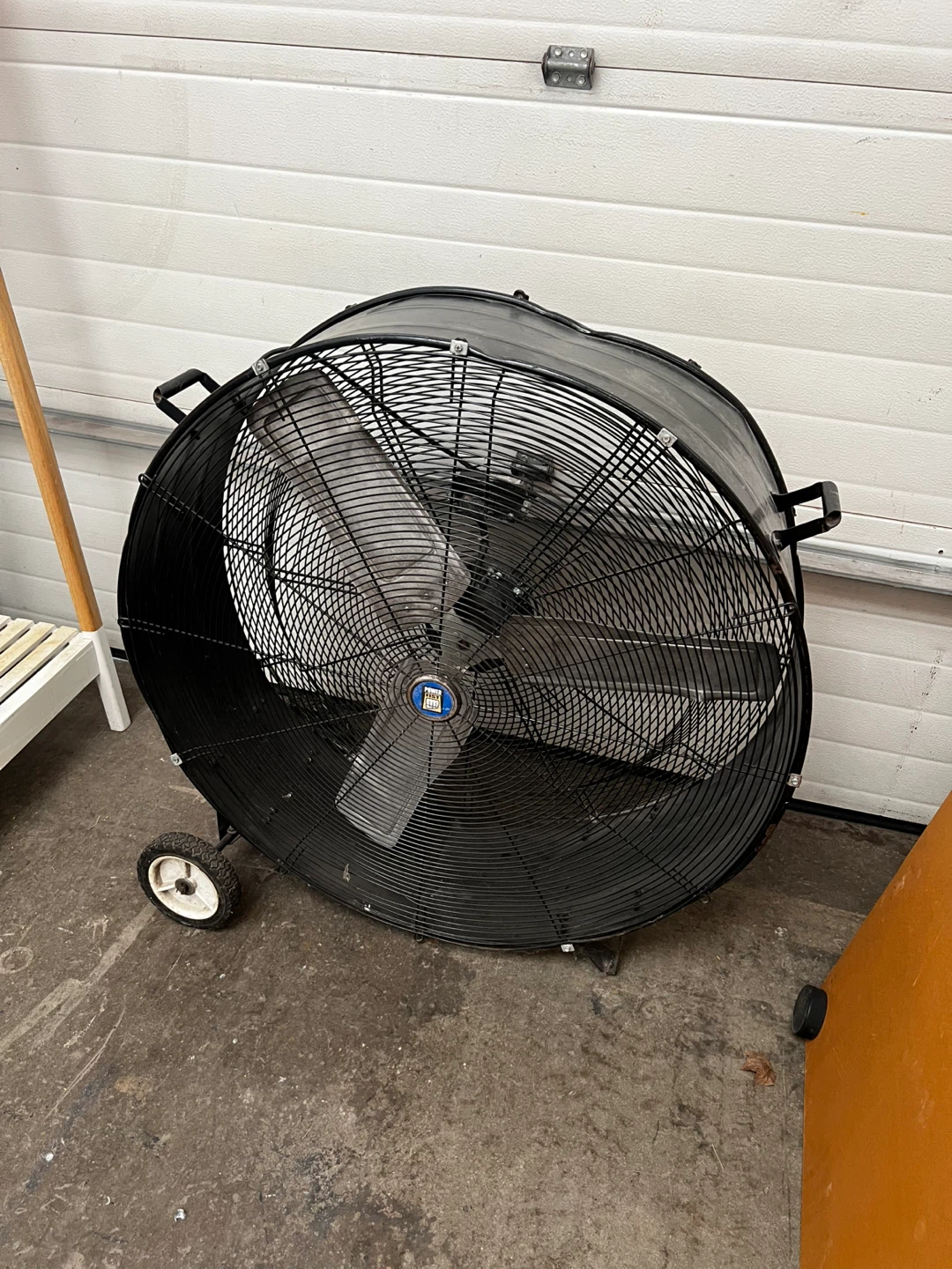 Power fist industrial fan!
