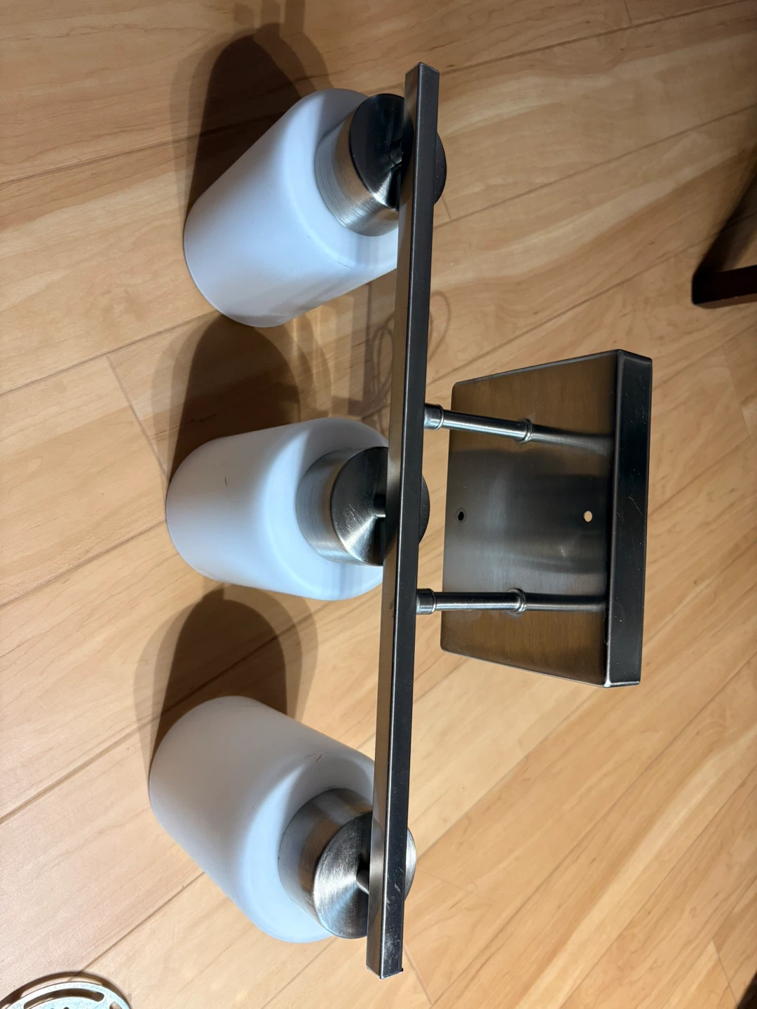 Brushed Nickel 3-Light Vanity Light Fixture