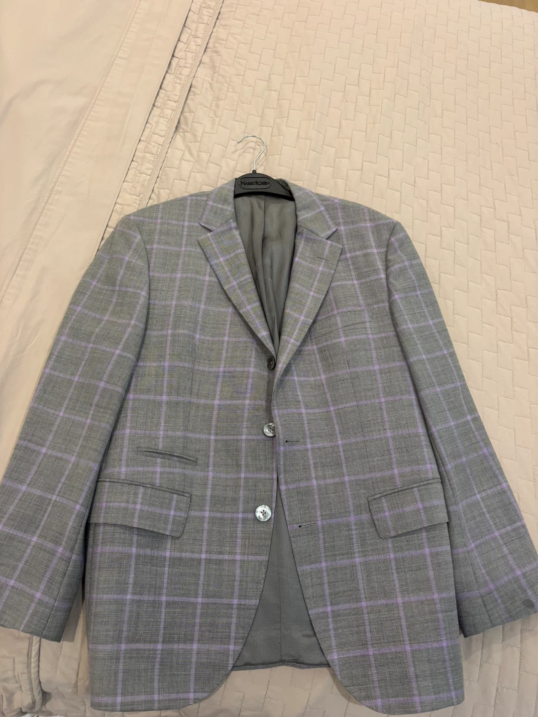 Hugo boss Grey and purple striped Blazer