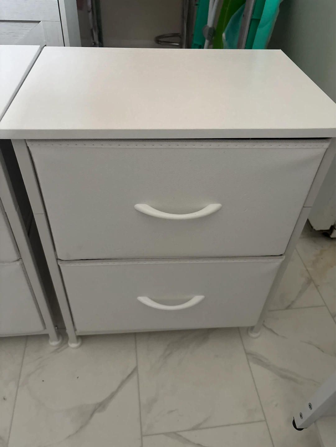 TWO 2-Drawer Nightstand - White - photo 3