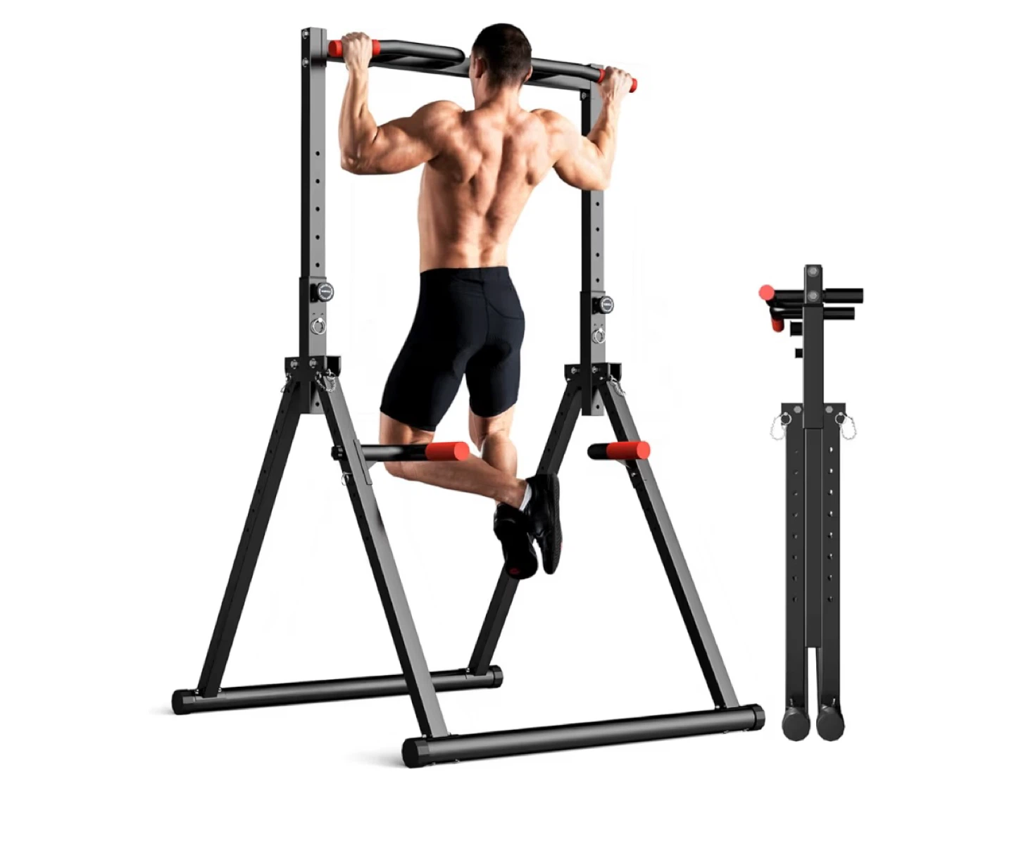 Pull Up Dip Station - Home Fitness Power Tower
