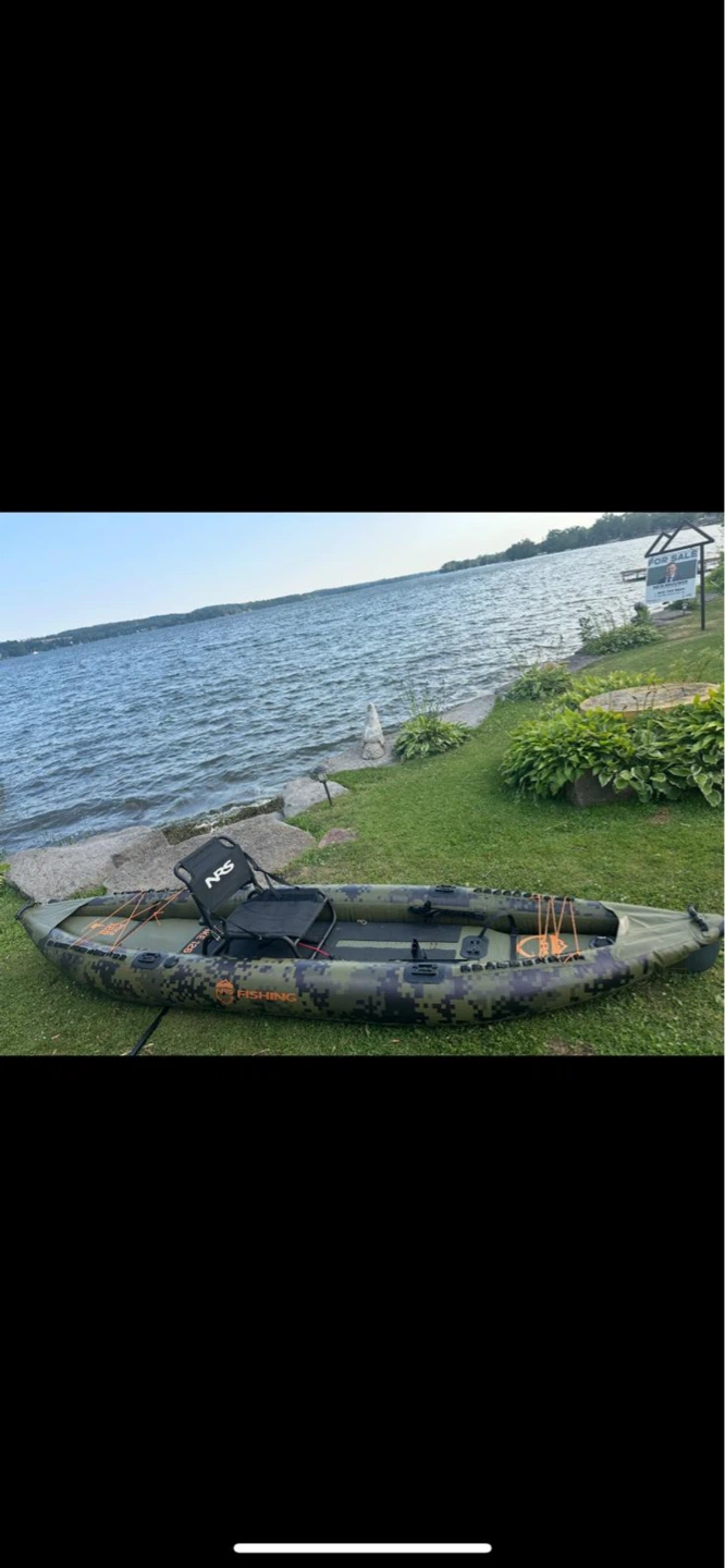 Rare NSR/YakAttack collab inflatable kayak